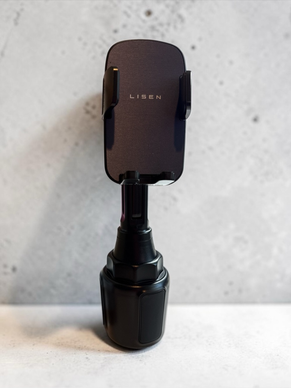 Black Cup-Style Phone Mount Holder